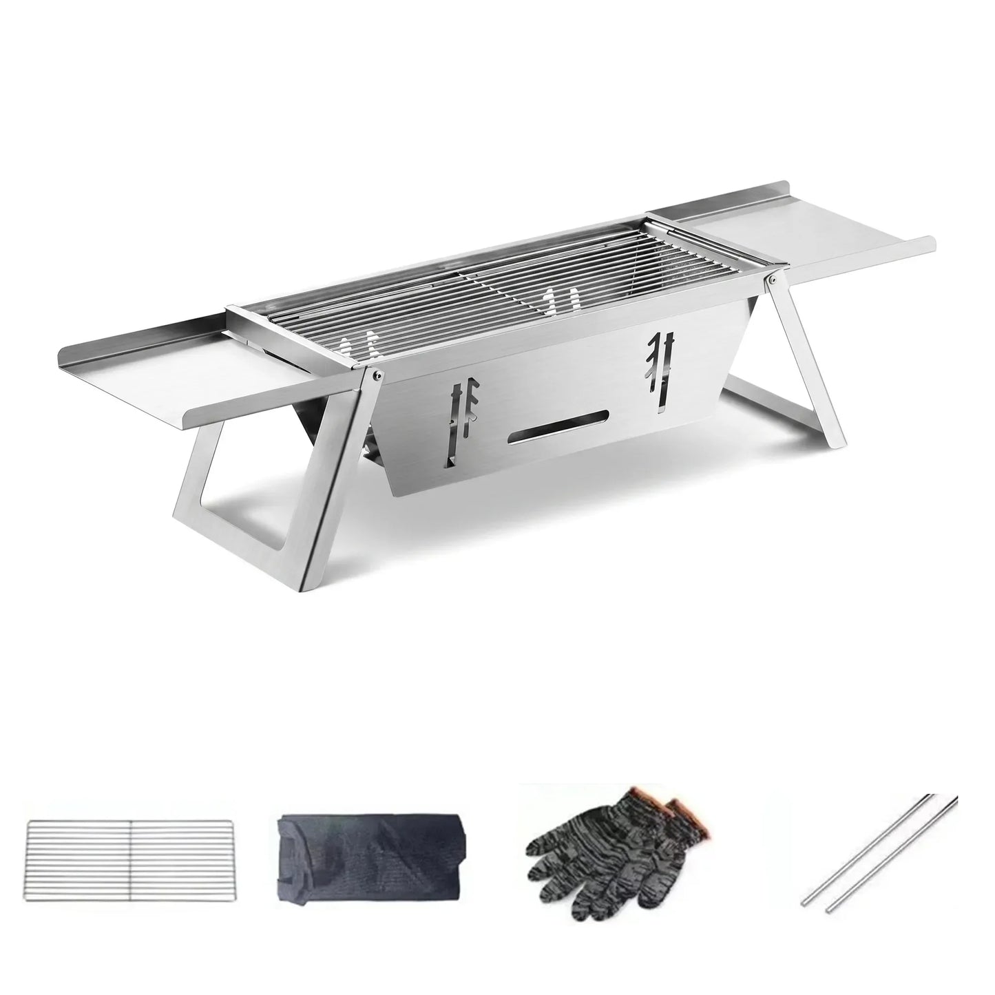 Terra Steel – Portable Stainless Steel Charcoal Grill