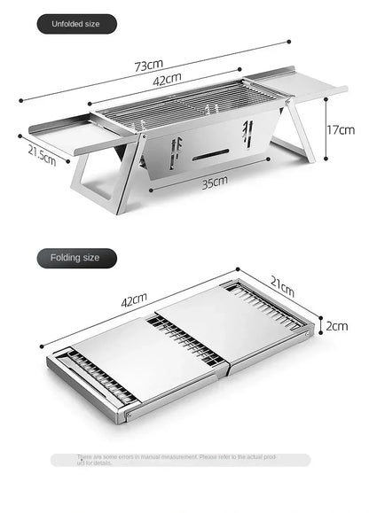 Terra Steel – Portable Stainless Steel Charcoal Grill