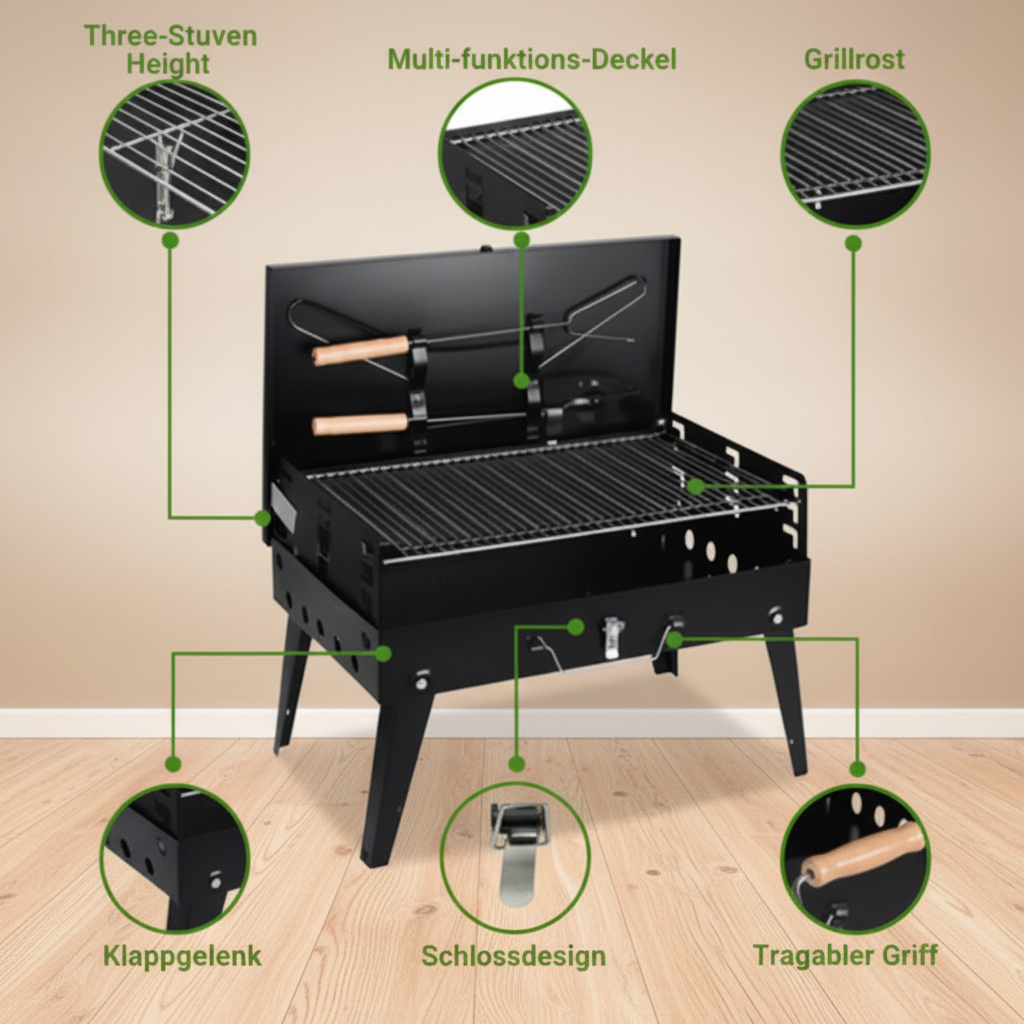 Terra Cook Grill (Portable Briefcase BBQ) (UK)