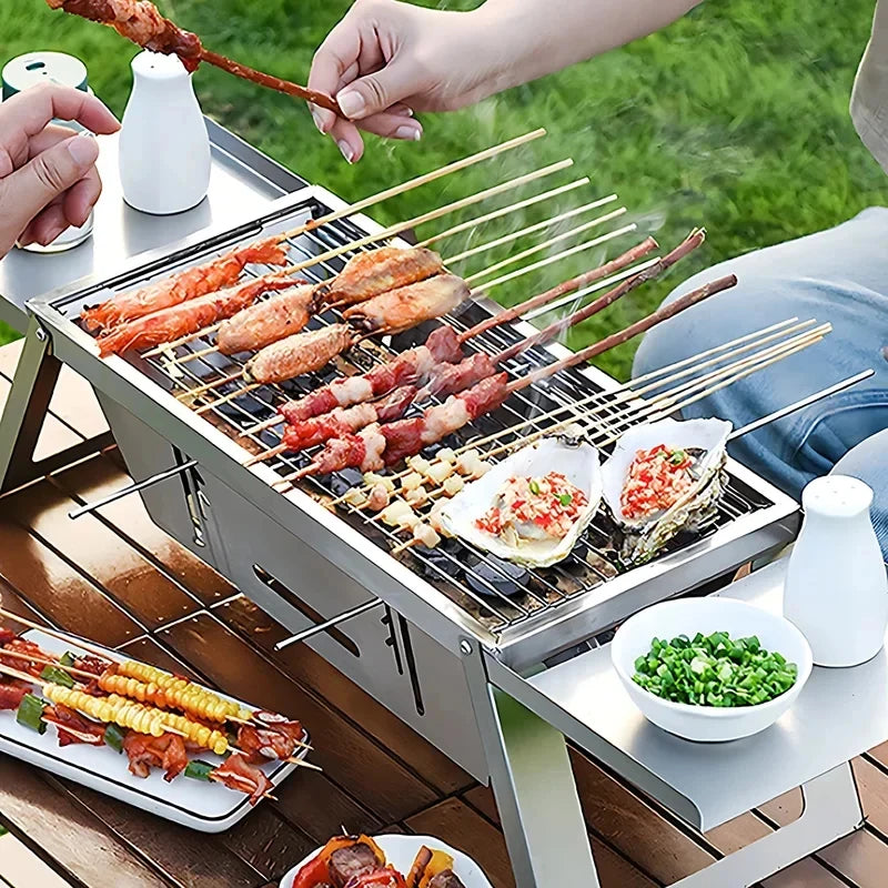 Terra Steel – Portable Stainless Steel Charcoal Grill